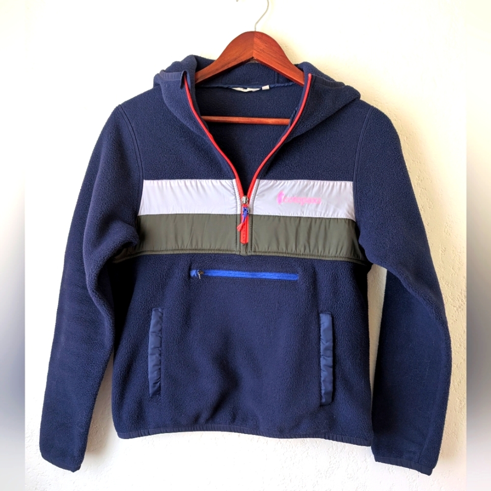 { Cotopaxi } Fleece Hooded Pullover Navy